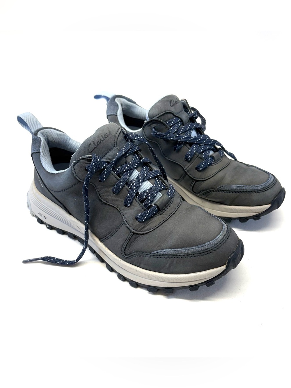 Clarks ATL Trek Free WP Waterproof Hiking Sneakers Gray Women's 7.5 M
